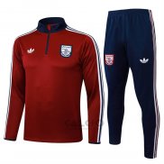 Tuta da Track di Felpa Arsenal Bambino 2025-2026 Rosso
