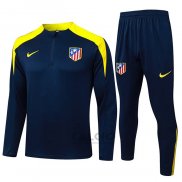 Tuta da Track di Felpa Atletico Madrid Bambino 2025-2026 Blu