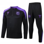 Tuta da Track di Felpa FC Barcellona 2025-2026 Nero Purpura