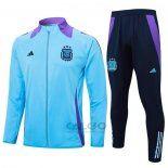 Tuta da Track di Giacca Argentina Bambino 2024-2025 Blu Claro