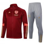 Tuta da Track di Giacca Arsenal 2023-2024 Rosso