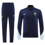Tuta da Track di Giacca Francia 2024-2025 Blu