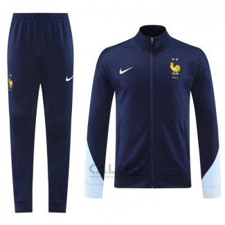 Tuta da Track di Giacca Francia 2024-2025 Blu
