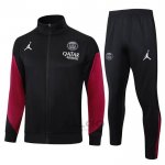 Tuta da Track di Giacca Paris Saint-Germain Jordan 2024-2025 Nero