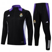 Tuta da Track di Giacca Real Madrid Bambino 2024-2025 Nero