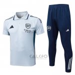 Conjunto Polo Arsenal 2025-2026 Grigio