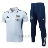 Conjunto Polo Arsenal 2025-2026 Grigio