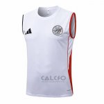 Maglia Allenamento Ajax Senza Maniche 2025-2026 Bianco