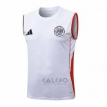 Maglia Allenamento Ajax Senza Maniche 2025-2026 Bianco