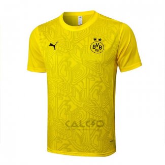 Maglia Allenamento Borussia Dortmund 2024-2025 Giallo