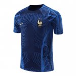 Maglia Allenamento Francia 2022-2023 Blu Scuro