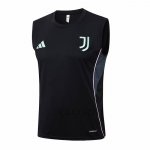 Maglia Allenamento Juventus Senza Maniche 2025-2026 Nero