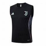 Maglia Allenamento Juventus Senza Maniche 2025-2026 Nero