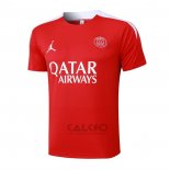 Maglia Allenamento Paris Saint-Germain Jordan 2024-2025 Rosso