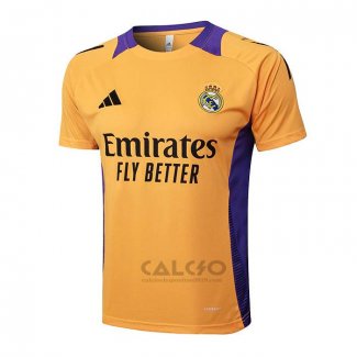 Maglia Allenamento Real Madrid 2024-2025 Arancione