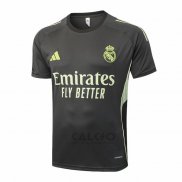 Maglia Allenamento Real Madrid 2025-2026 Grigio Verde