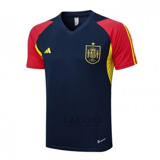 Maglia Allenamento Spagna 2023-2024 Blu