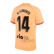 Maglia Atletico Madrid Giocatore M.llorente Third 2022-2023