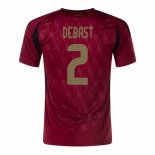 Maglia Belgio Giocatore Debast Home 2024