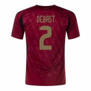 Maglia Belgio Giocatore Debast Home 2024