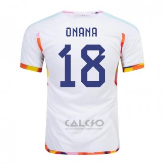 Maglia Belgio Giocatore Onana Away 2022