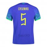 Maglia Brasile Giocatore Casemiro Away 2022