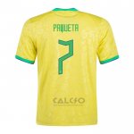 Maglia Brasile Giocatore Paqueta Home 2022