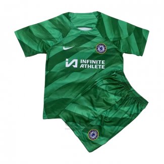 Maglia Chelsea Portiere Bambino 2023-2024 Verde