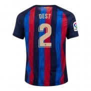 Maglia FC Barcellona Giocatore Dest Home 2022-2023