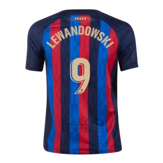 Maglia FC Barcellona Giocatore Lewandowski Home 2022-2023