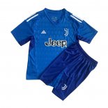 Maglia Juventus Portiere Bambino 2023-2024 Blu