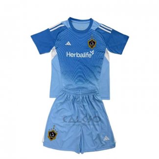 Maglia Los Angeles Galaxy Portiere Bambino 2025 Blu