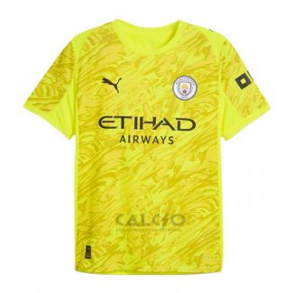 Maglia Manchester City Portiere 2025-2026 Giallo