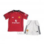Maglia Manchester United Home Bambino 2025-2026