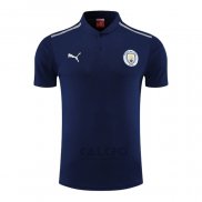 Maglia Polo Manchester City 2022-2023 Blu Marino