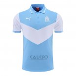 Maglia Polo Olympique Marsiglia 2022-2023 Blu e Bianco