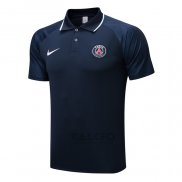 Maglia Polo Paris Saint-Germain 2022-2023 Blu Marino