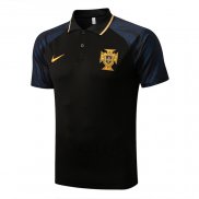 Maglia Polo Portogallo 2022-2023 Nero