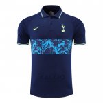 Maglia Polo Tottenham Hotspur 2022-2023 Blu Scuro