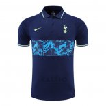 Maglia Polo Tottenham Hotspur 2022-2023 Blu Scuro