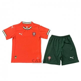 Maglia Portogallo Home Bambino 2025