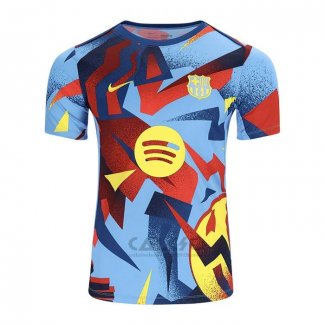 Maglia Prematch FC Barcellona 2025-2026 Blu