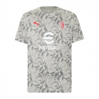 Maglia Prematch Milan 2025-2026 Grigio