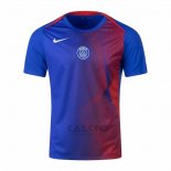 Maglia Prematch Paris Saint-Germain 2025-2026 Blu Rosso