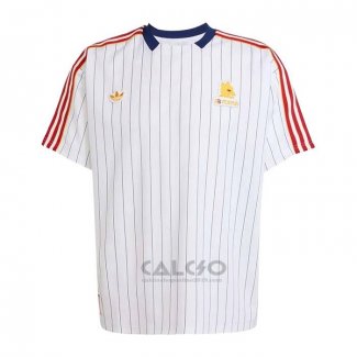 Maglia Prematch Roma 2025-2026 Bianco
