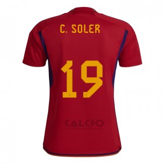 Maglia Spagna Giocatore C.soler Home 2022