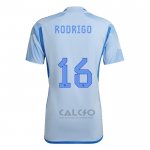 Maglia Spagna Giocatore Rodrigo Away 2022