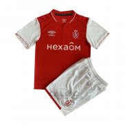 Maglia Stade De Reims Home Bambino 2023-2024