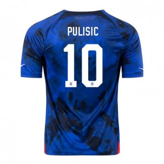 Maglia Stati Uniti Giocatore Pulisic Away 2022