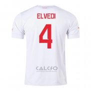 Maglia Svizzera Giocatore Elvedi Away 2022